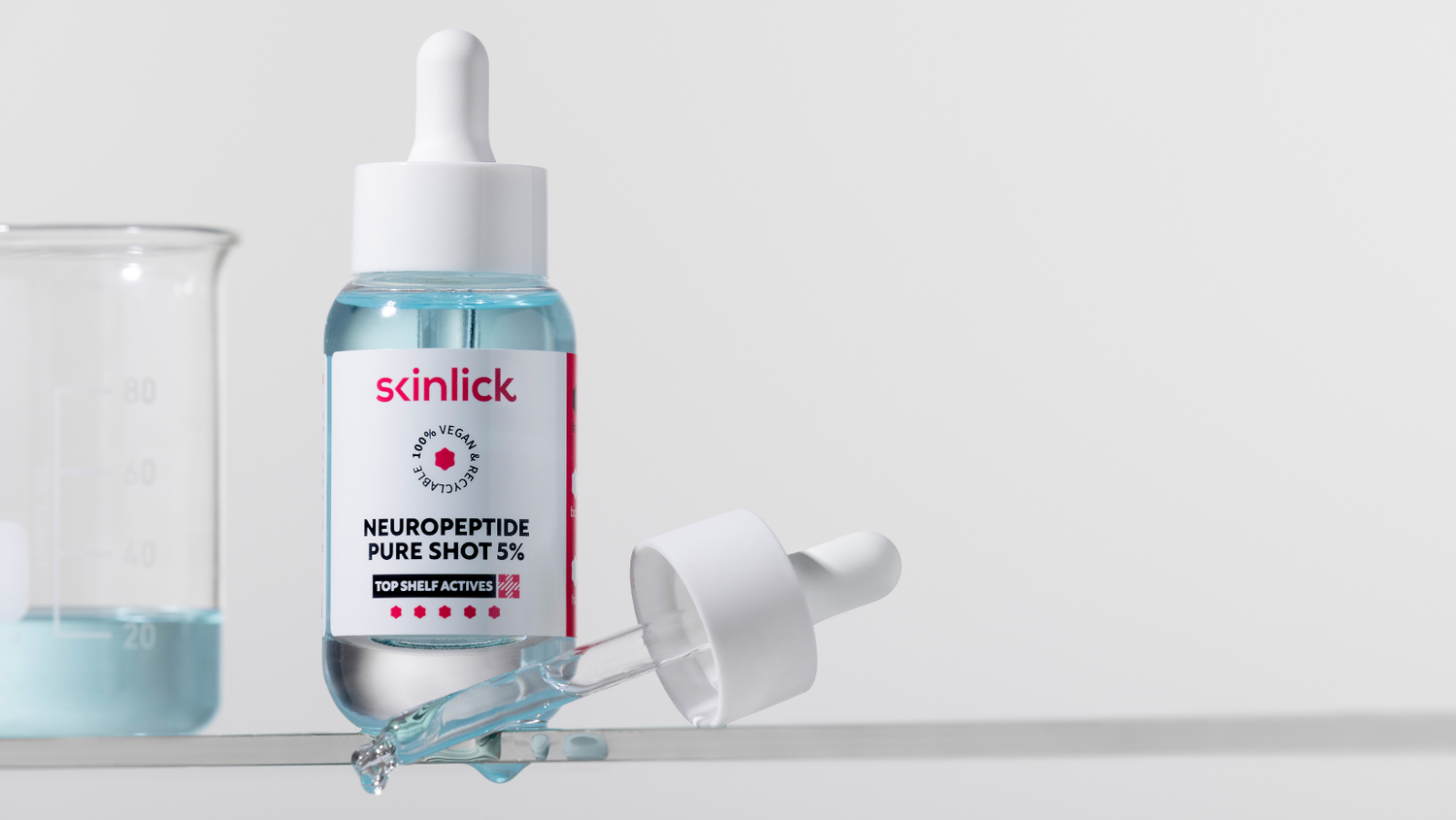 What are the benefits of the Skinlick NEUROPEPTIDE PURE SHOT 5% serum?