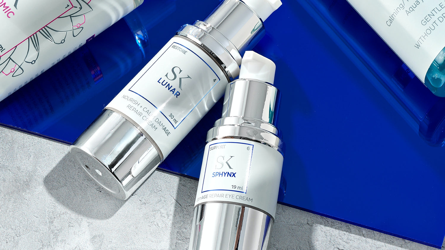 Skintegra Lunar face cream and Skintegra Sphynx eye cream