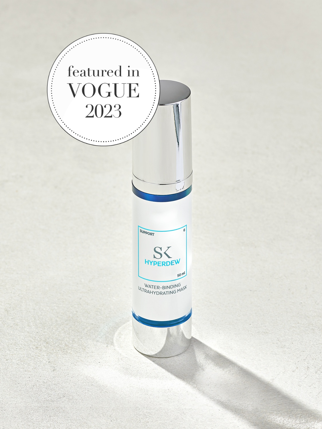 Skintegra Hyperdew hidratantna maska s 5% derivata azelaične kiseline, probiotičkim fermentima i NMF-om s Vogue znakom