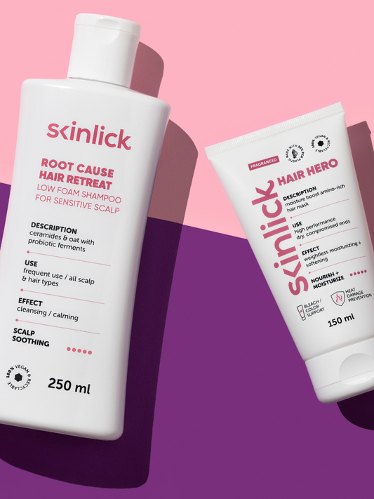 Skinlick Hair Hero mask & Hair Retreat shampoo